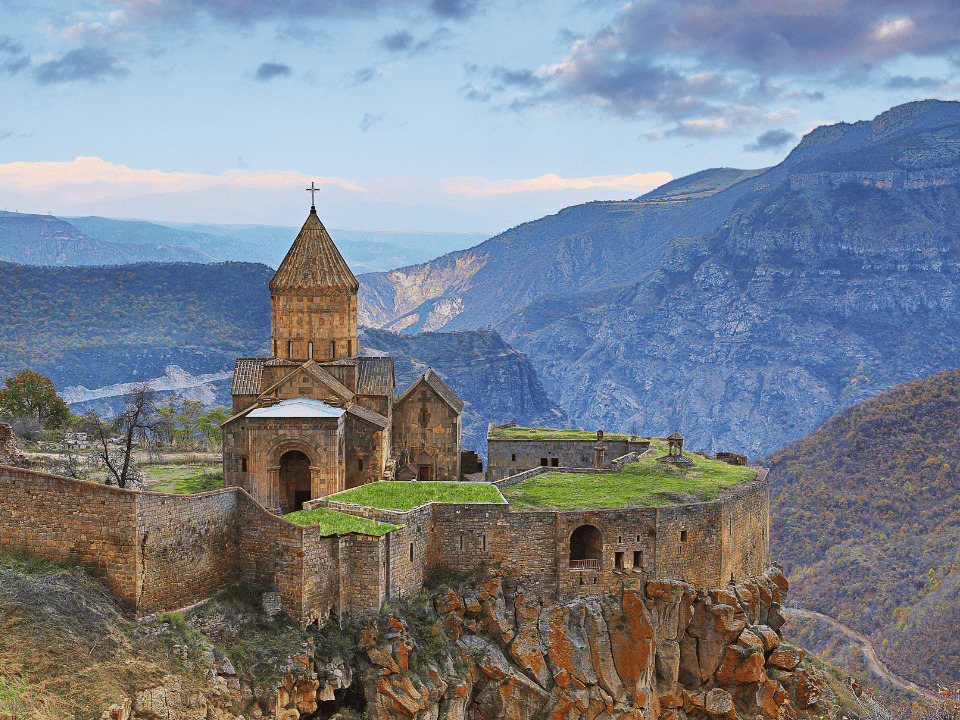 The old architecture of Armenia