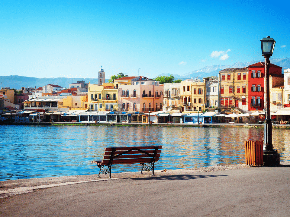 The port of Chania, Crete
