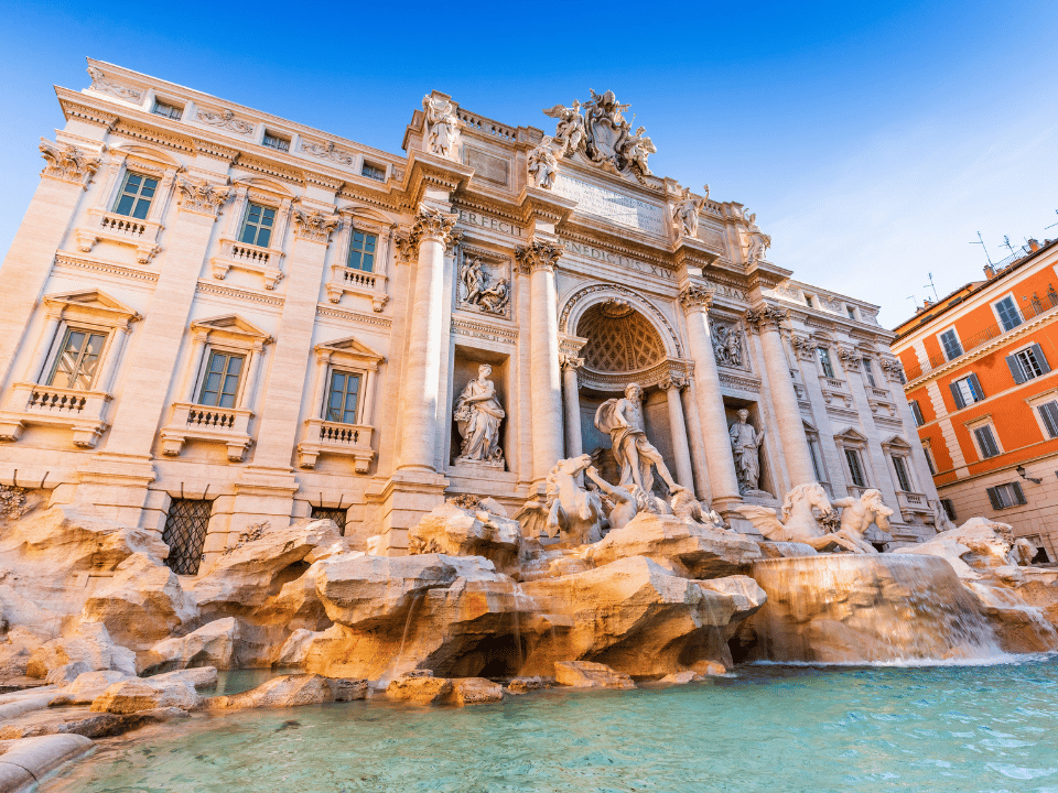Trevi Fountain of Rome, Italy