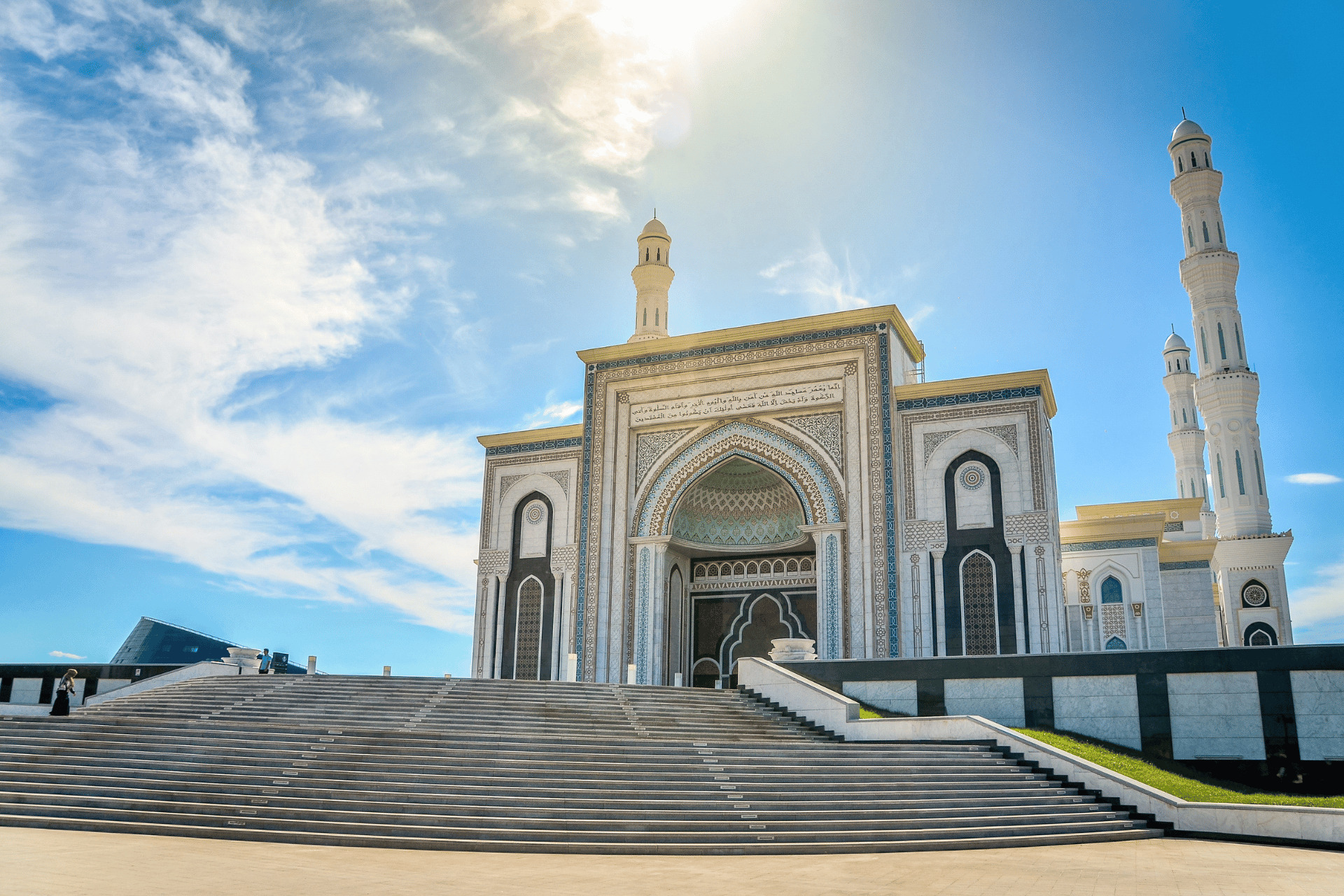The blue mosque of Kazakhstan