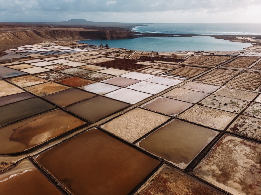 The Salt flats of Lanzarote