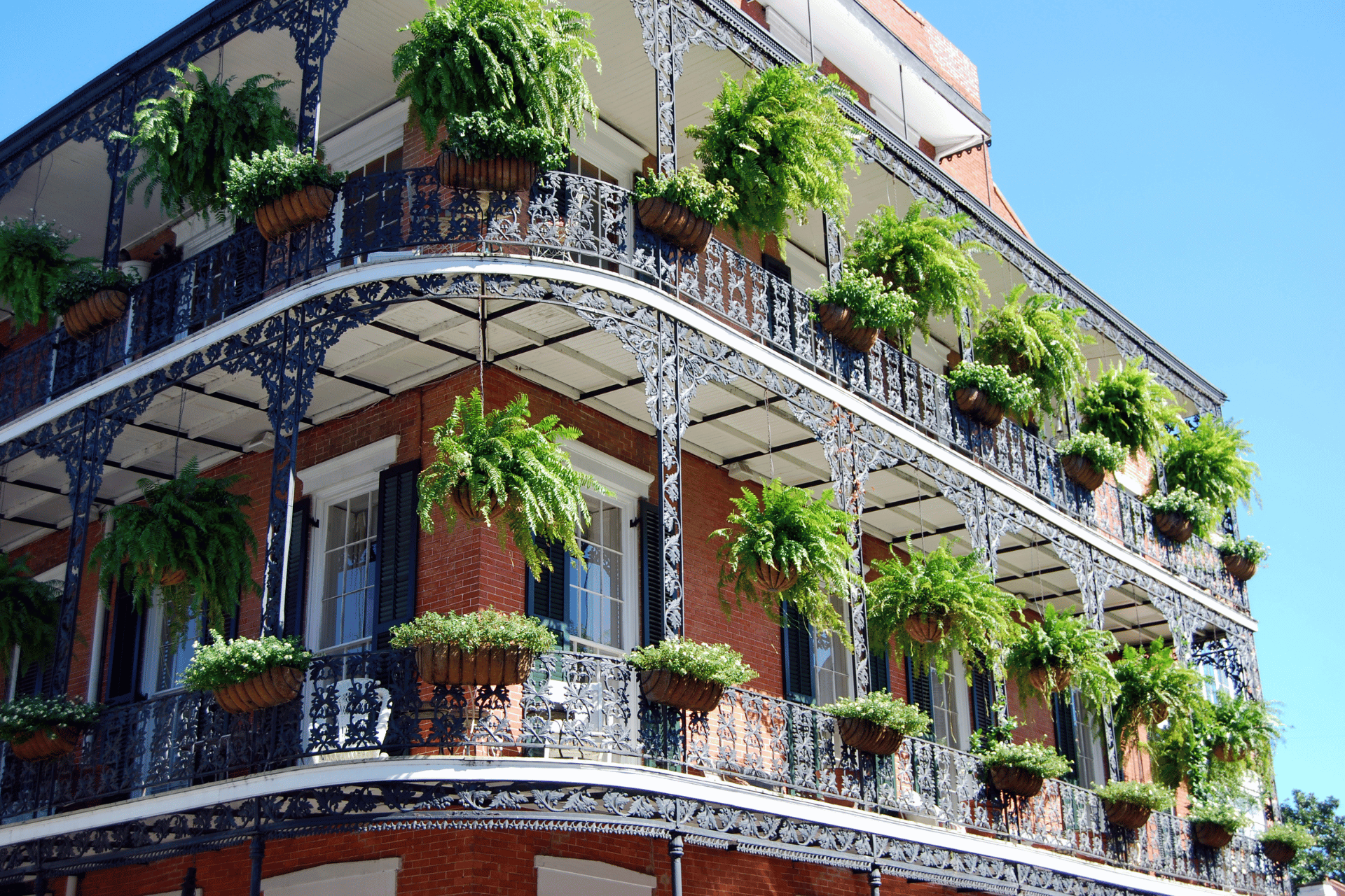 A facade of the streets of New Orleans