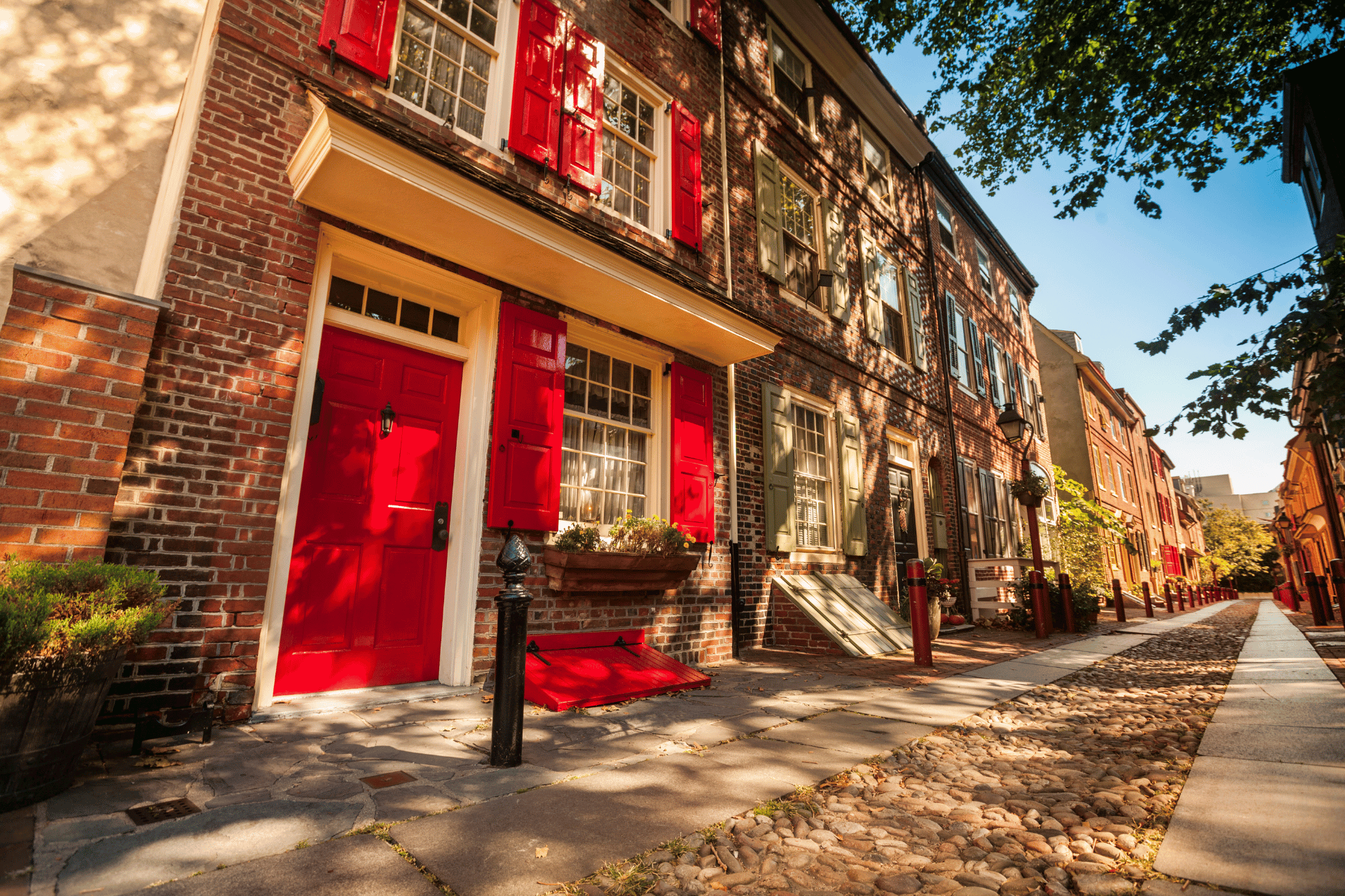 Historic row houses Philadelphia