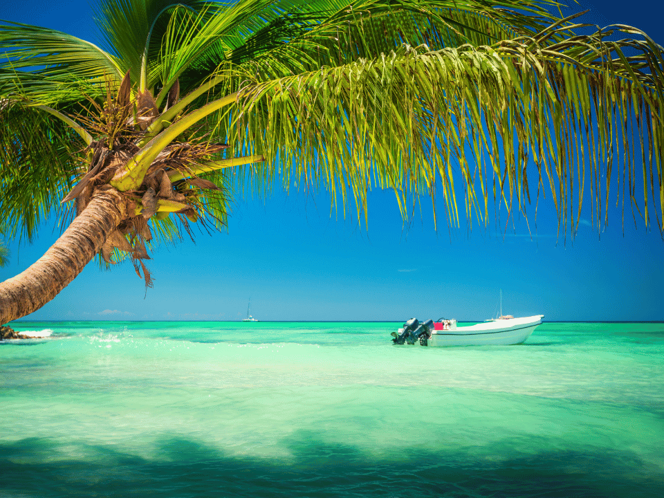 The waters of Punta Cana 