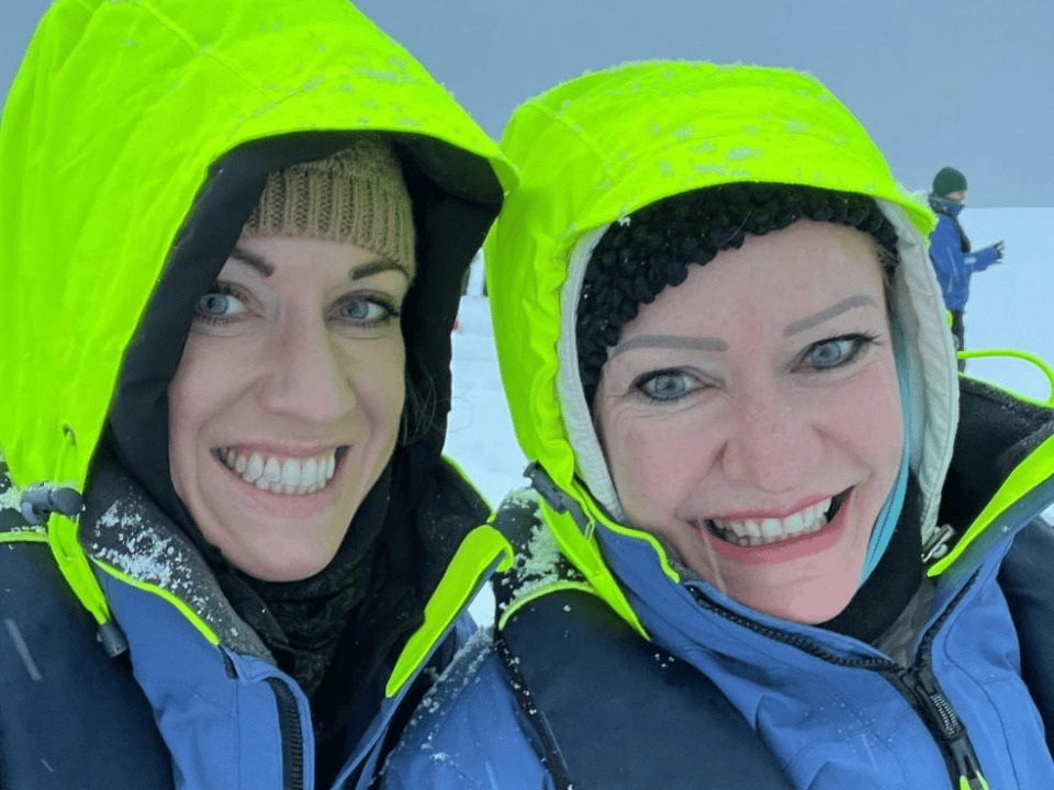 Renee Bruns smiling in Antarctica