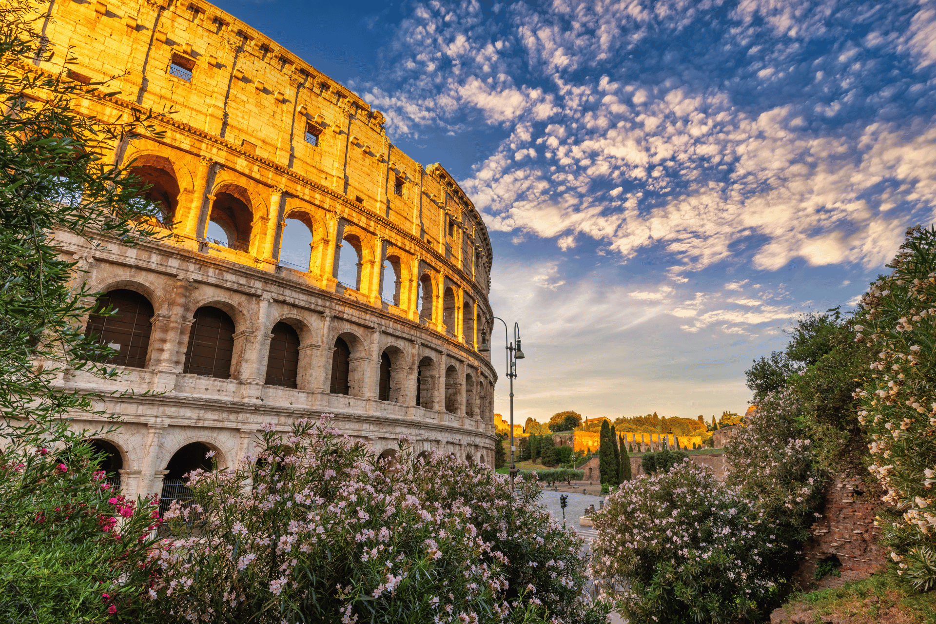 The Colosseum of Rome, Italy