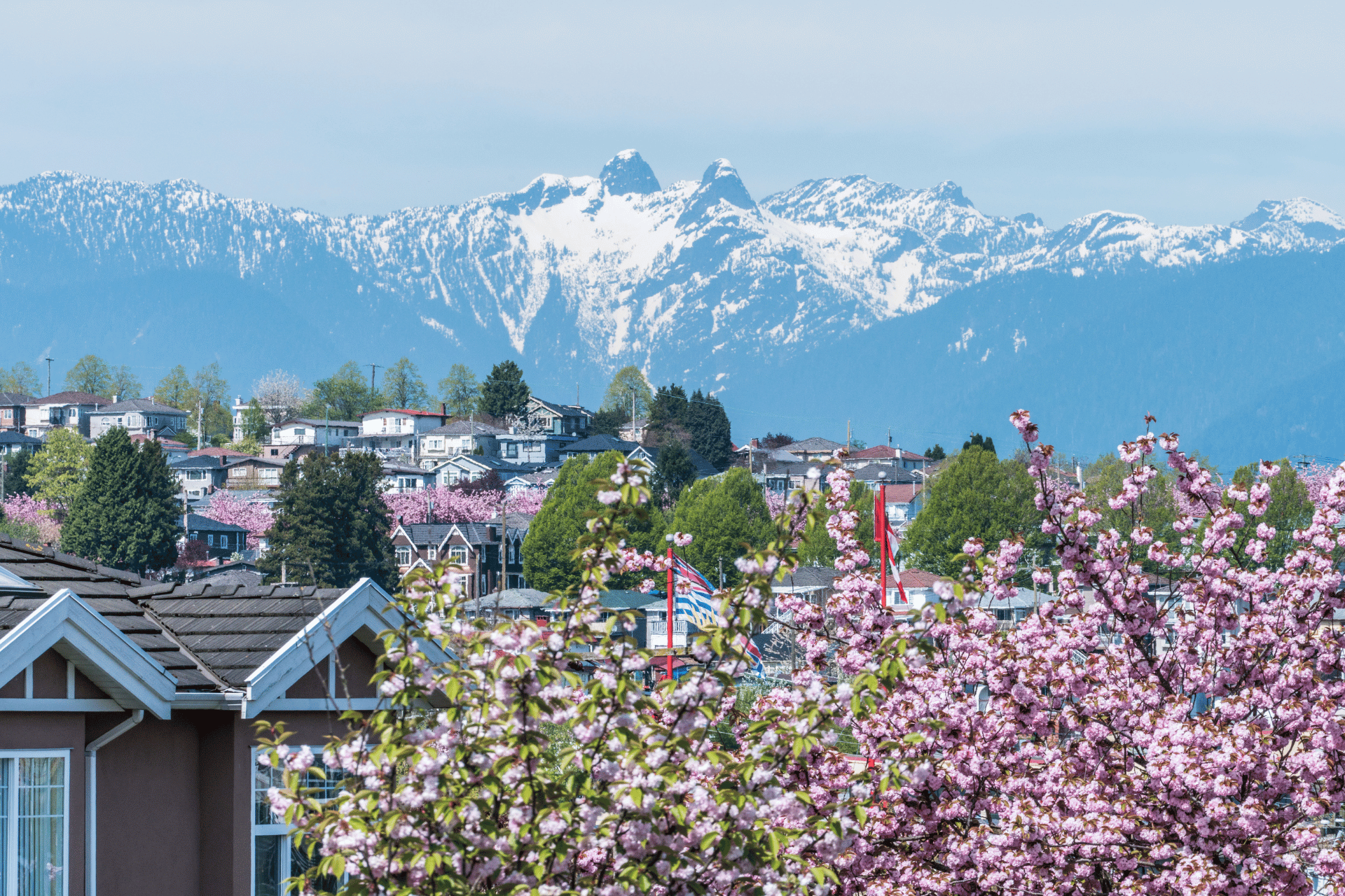 Vancouver Canada in the spring time