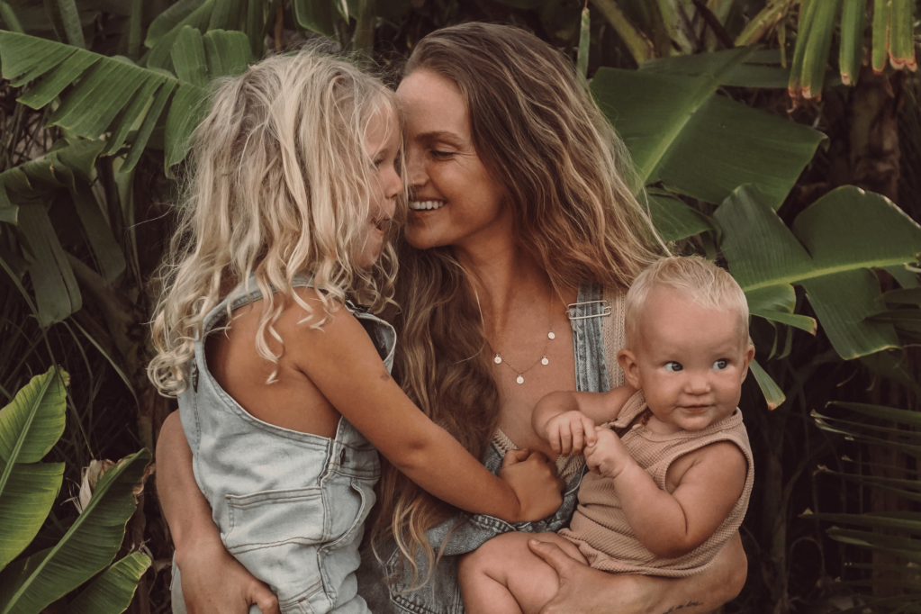 Kori Meloy and her two children. ©Kori Meloy