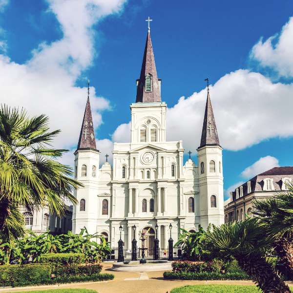 Beautiful Saint Louis Cathedral in the French Quarter in New Orleans, USA ©Getty Images