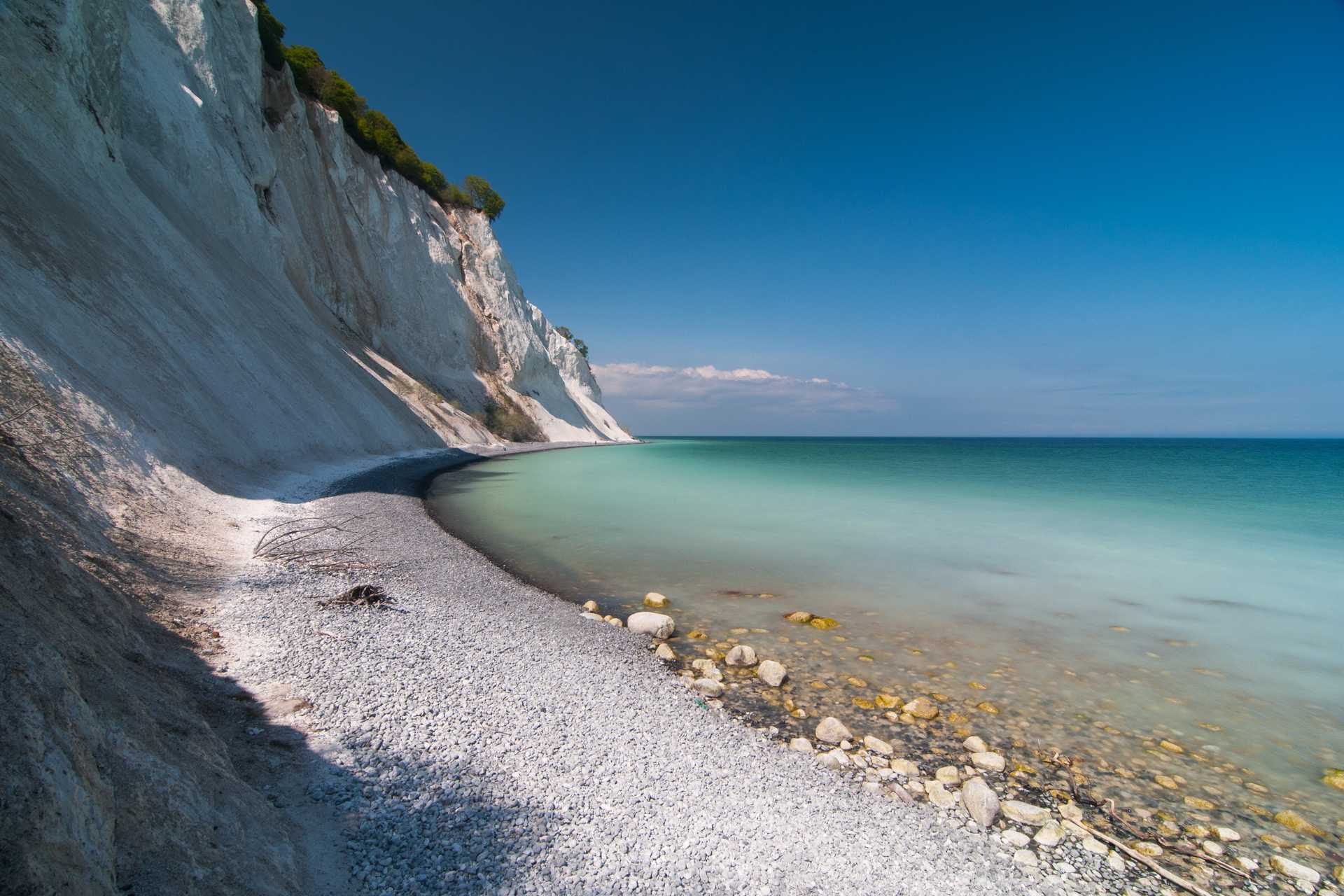 Chalk cliffs at the island of Møns in Denmark. ©Getty Images