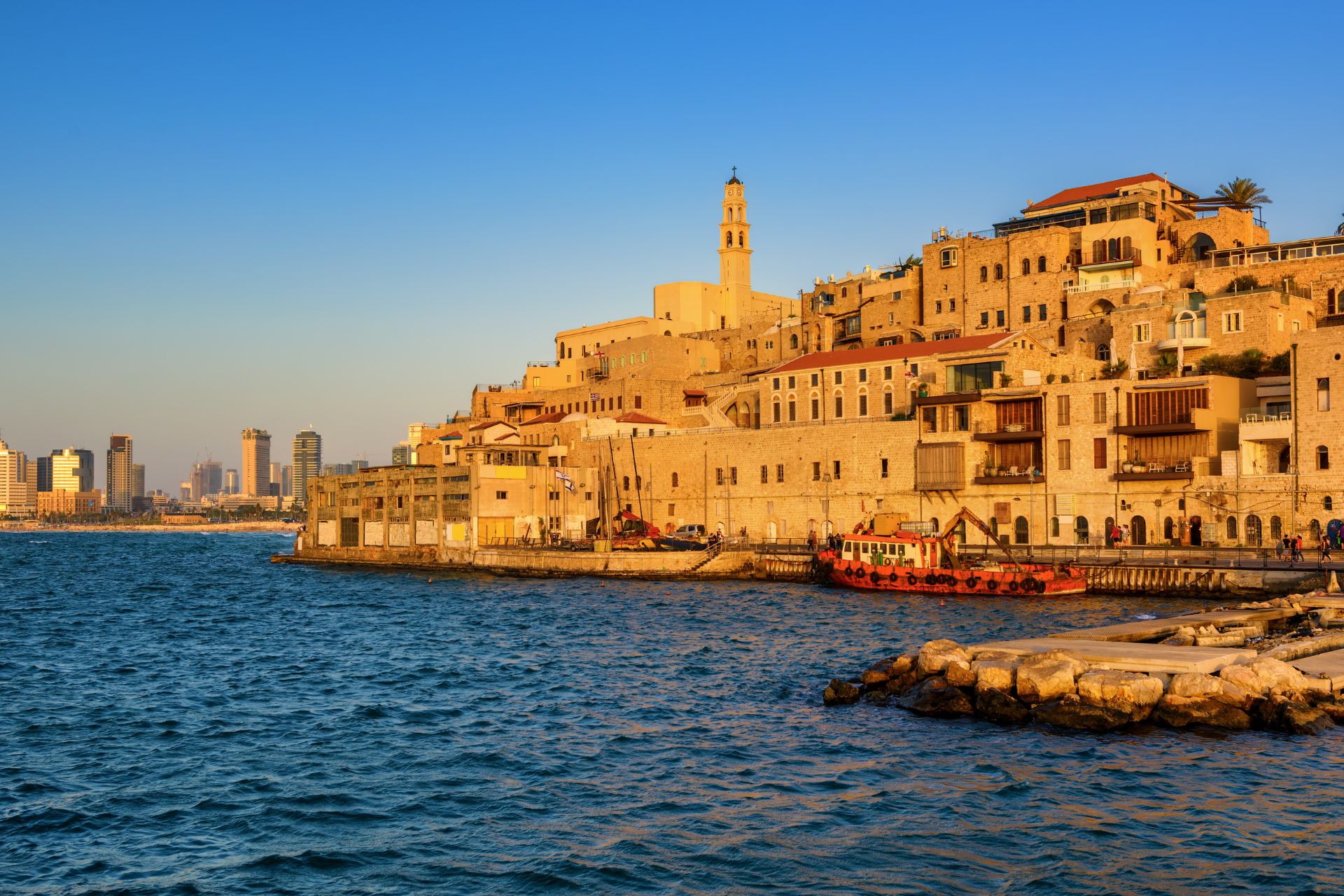 Jaffa Old Town and Tel Aviv skyline, Israel ©Getty Images