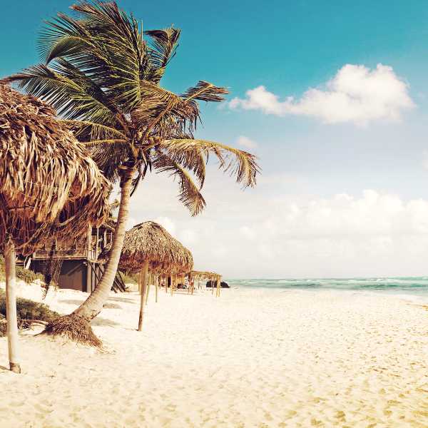 Tulum beach. Tulum, Quintana Roo, Mexico