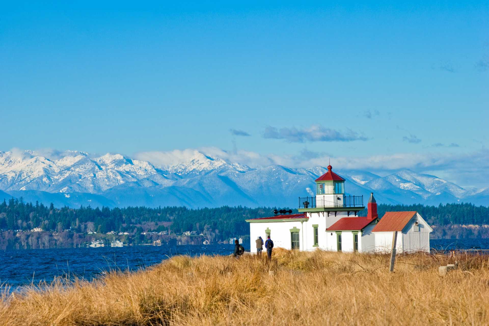 West Point Lighthouse at Discovery Park in Seattle, WA ©Getty Images