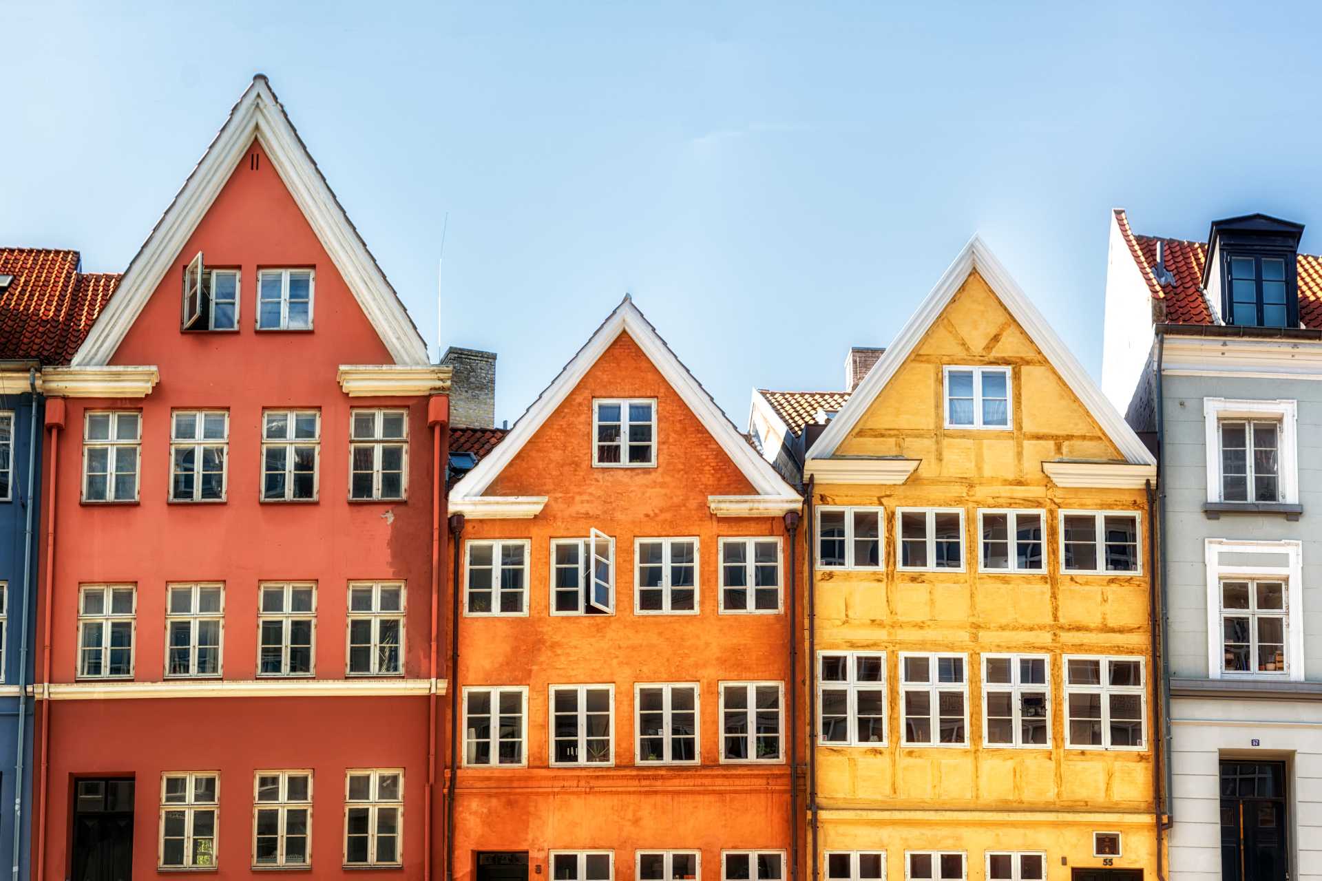 multicolored house facade in Copenhagen ©Getty Images