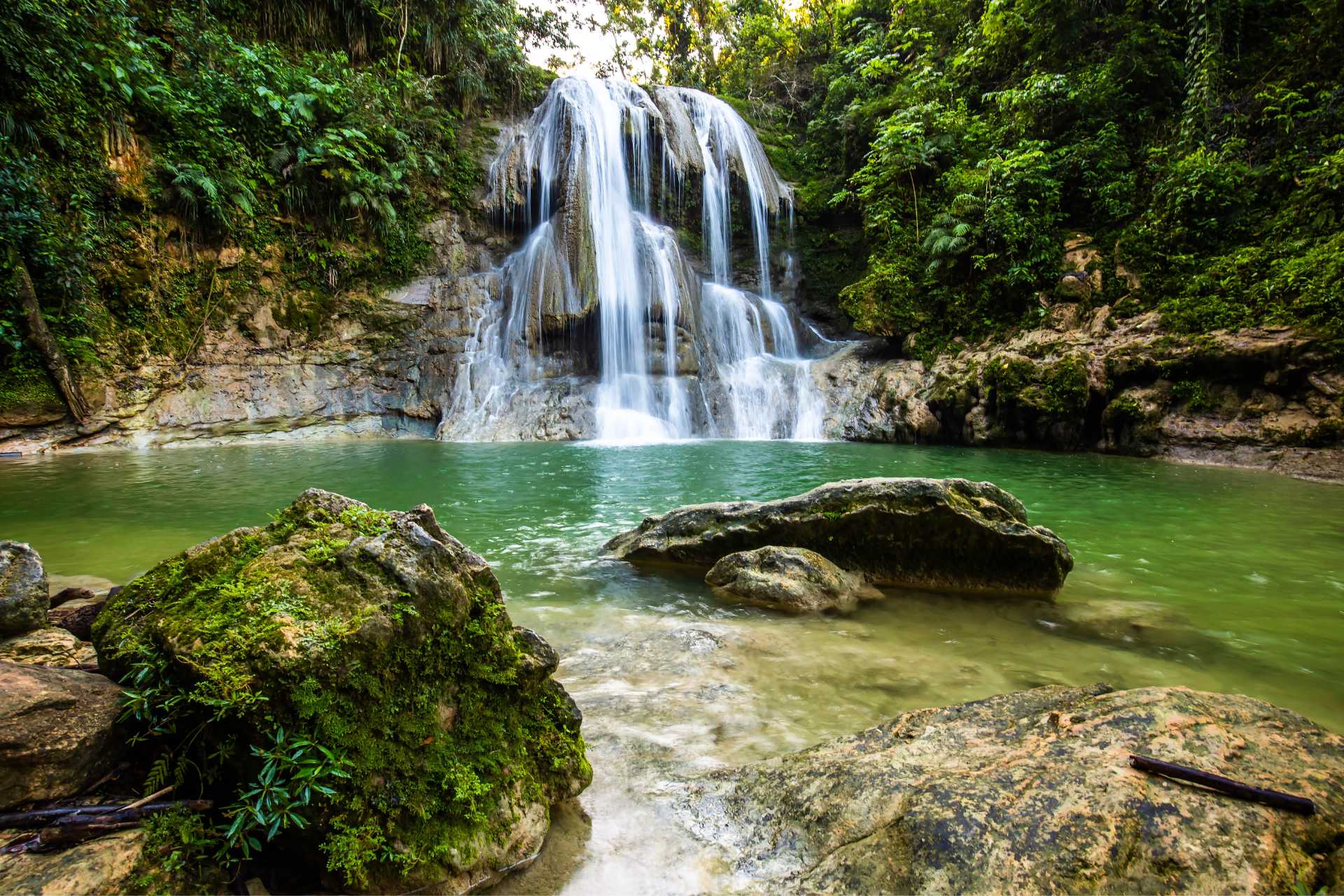 Gozalandia Waterfall in San Sebastian Puerto Rico