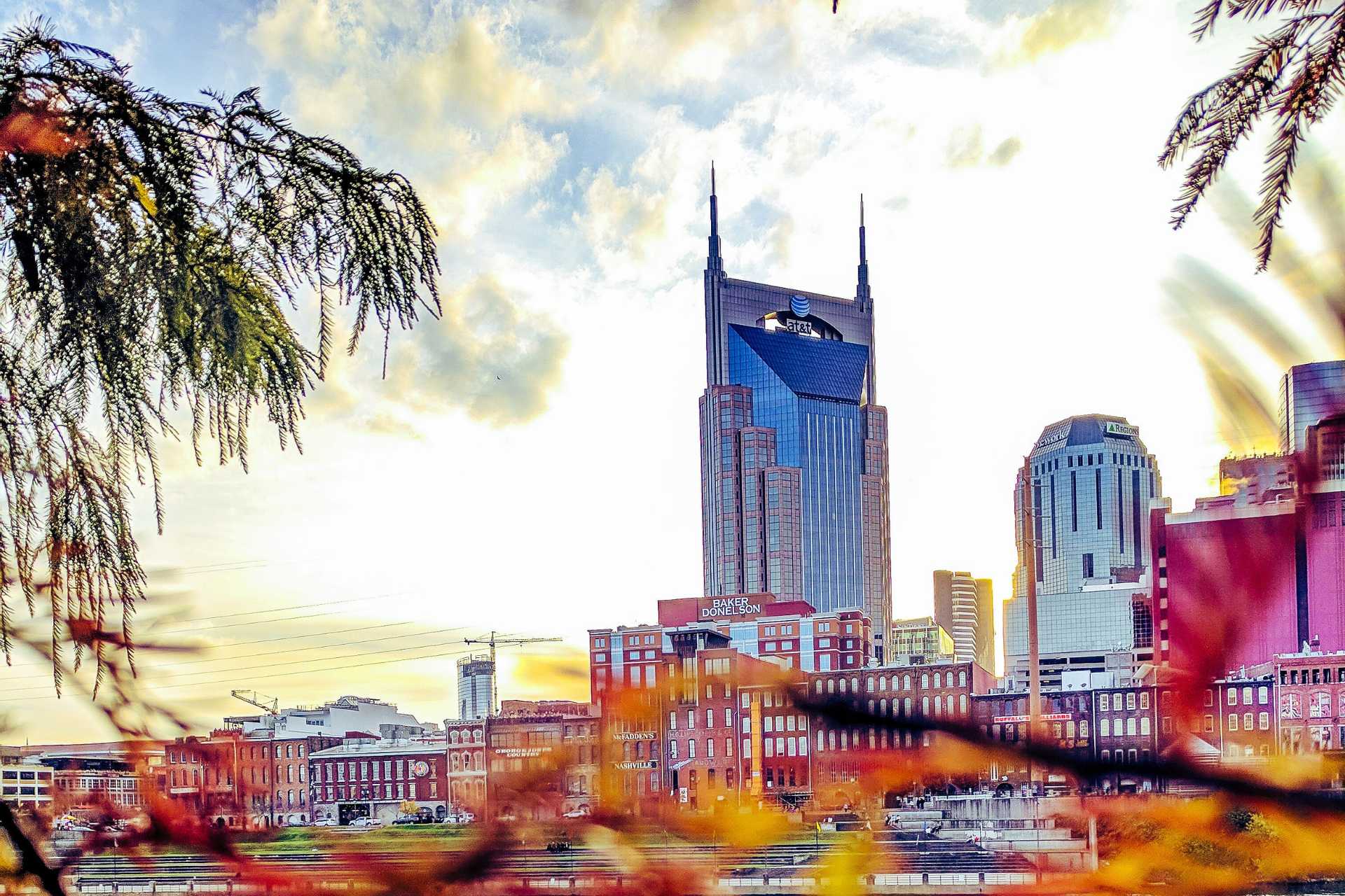 Nashville city skyline from Getty Images