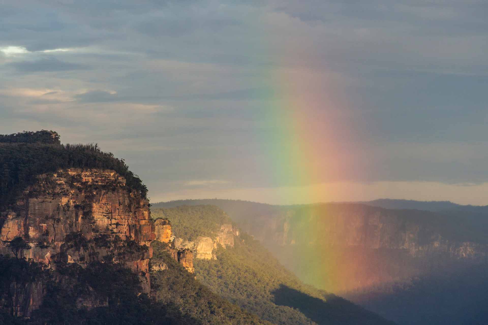 Blue Mountains Australia Rainbow Landscape ©Getty Images