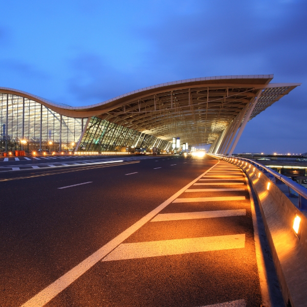 Shanghai's Pudong International Airport. ©Getty Images
