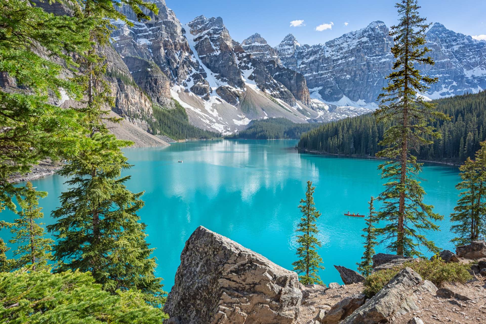 Moraine Lake in Banff National Park, Alberta, Canada ©Getty Images